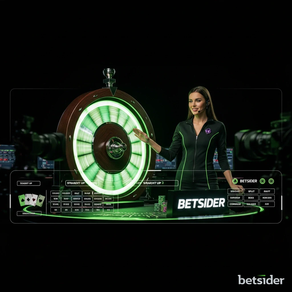 Lobby de seleção de jogos de casino ao vivo, mostrando vários croupiers.